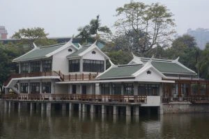 Kompozitní bambus v Xiamen Zhongshan Park