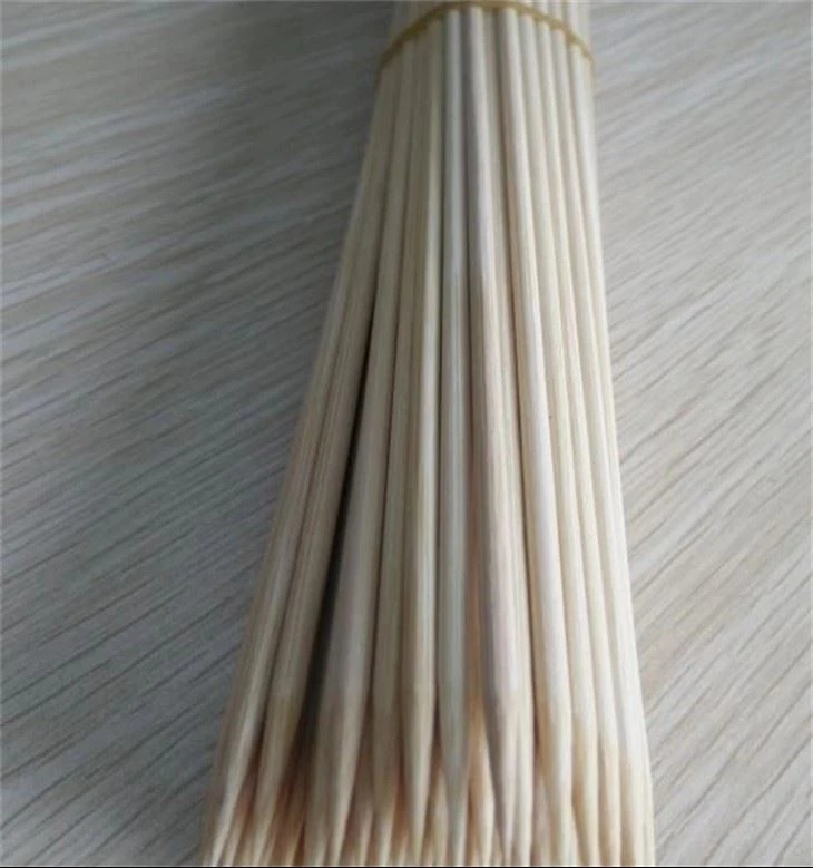 Disposable Food Safe Round Bamboo Sticks For BBQ